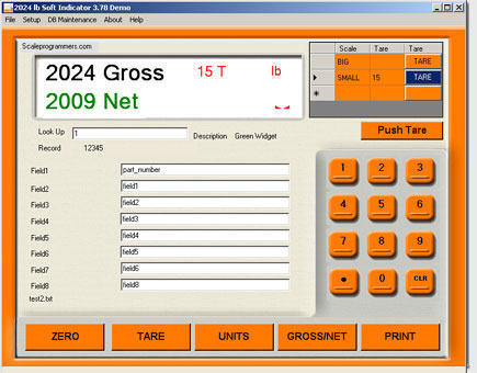 Weighing Scale Software