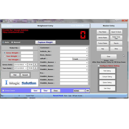 Weigh Bridge Software Suppliers in rajasthan